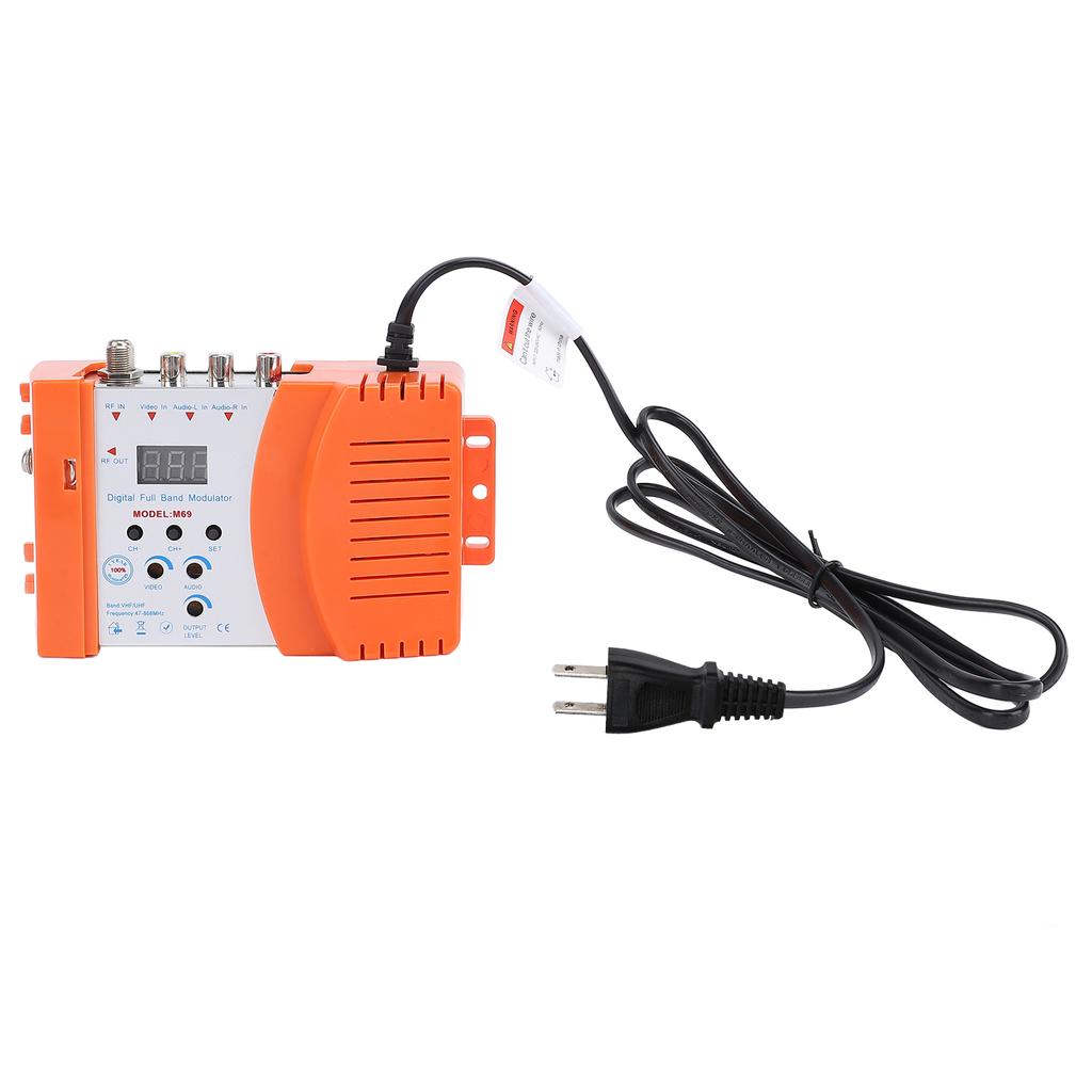 AV zu RF Modulator VHF UHF PAL NTSC Sound Video Modulator für Satelliten-Receiver Kameras Videospiel