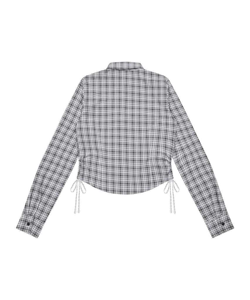 LARTIGENT L19 Check Shirt(Black)