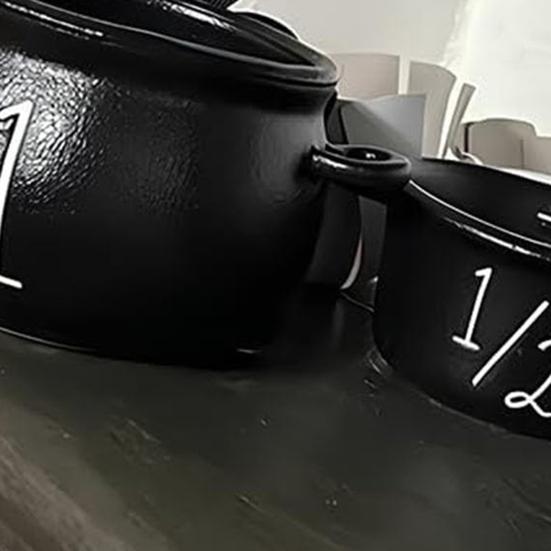 Mini Witch Cauldron Set Halloween Candy Bowl Candy Holder Plastic Measuring Cup Retro Pharmacist Atmosphere Trick or Treat Supplies