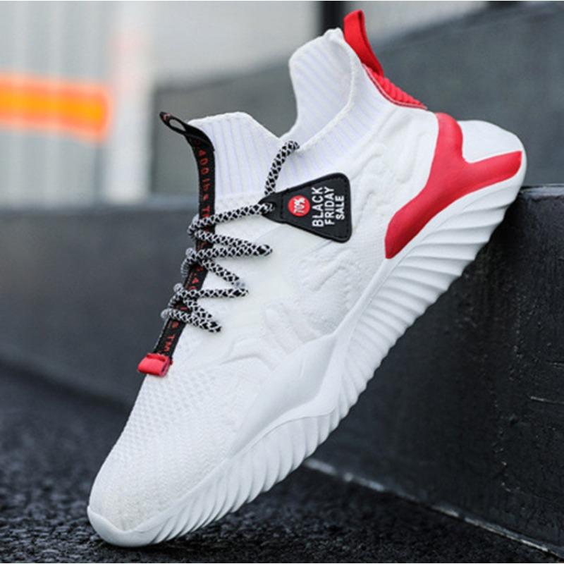 New Men's Shoes, Casual Shoes, Men's Sports Shoes, Flying Woven Breathable Running Shoes, Men's Shoes