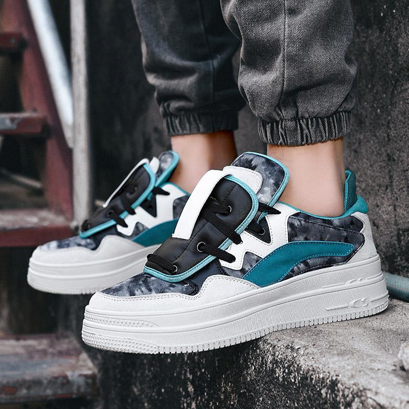 

2025 new trendy men s shoes bread trendy shoes versatile autumn and winter red niche design feeling platform Internet celebrity board shoes 45 чёрный