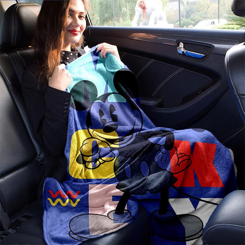 1 Stück, Mickey Maus Heimdekor Decke Weicher Überwurf für Sofa, Bett, Reisen