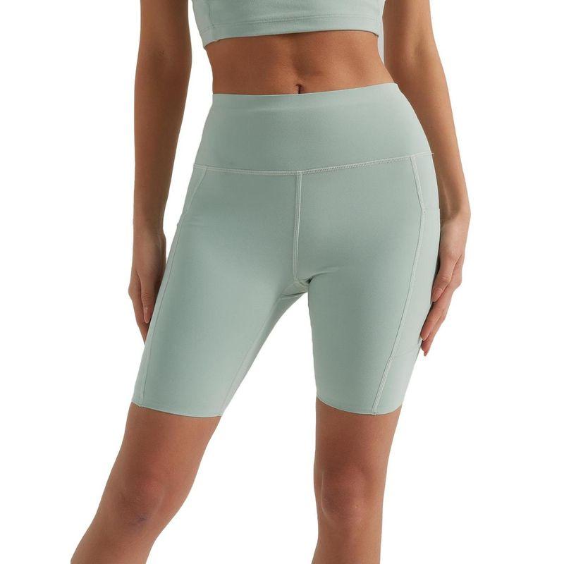 Ola Breeze Summer Thin Yoga Shorts Fifth Pants Women's Hip Lift Quick-Drying High Waist Seamless Fitness Cycling Pants