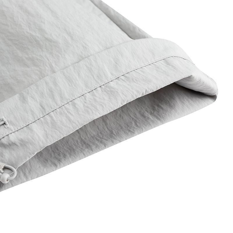 Anta Mens Woven Long Pants Summer Casual Pants Men Bottoms Chip-Gray 952628501-1