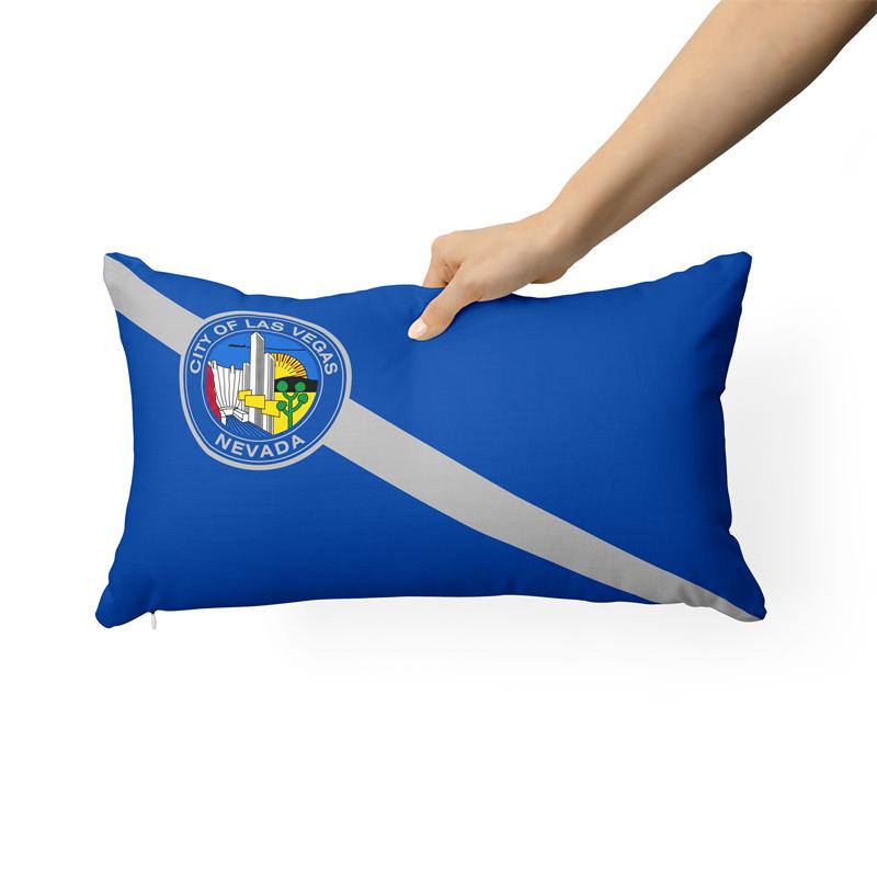 Gaslight Gatekeep GirlbossKiss Las Vegas Nevada Rectangular Throw Pillow Covers Cushion Cases Pillowcases
