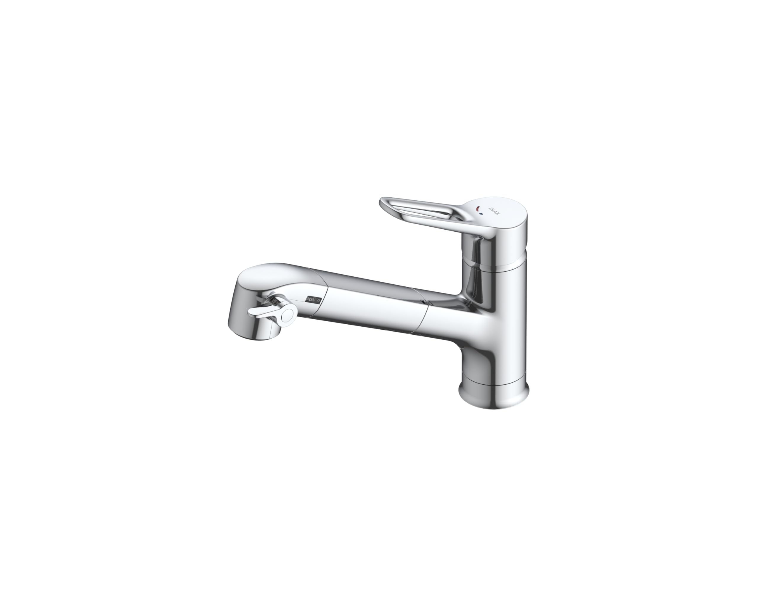 LIXIL Kitchen Single Lever Mixer Faucet with Water Purifier and Hand Shower 1 Water Purifier Removal Polished EC Exclusive Part Number (INAX) Faucet,