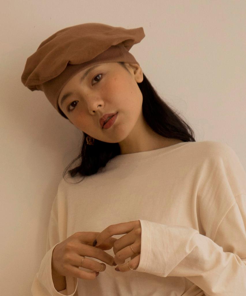 NOFFICIALNOFFICE Bread Beret Brown