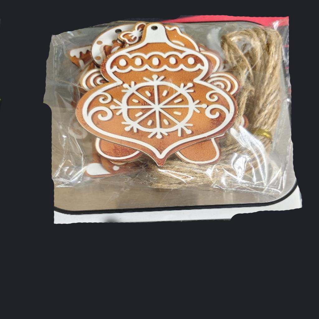 Christmas Wooden Pendants Are Used To Decorate Christmas Trees And Party Ornaments