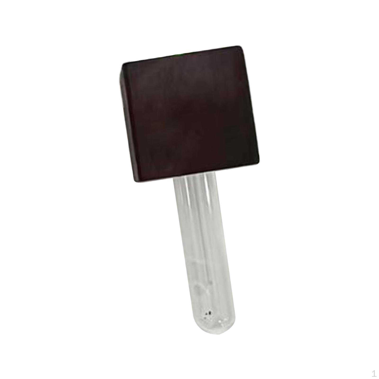 

Мини-деревянная ваза на холодильник, магнит, милая стеклянная трубка для холодильника, офиса, спальни Walnut L