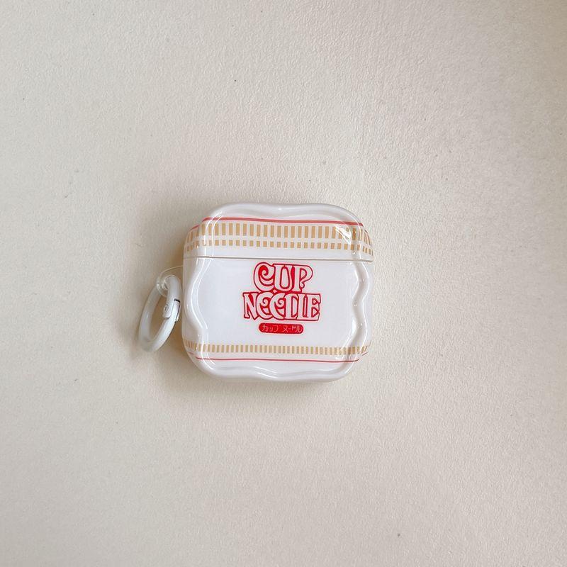 

Case Airpods4 Protective Case Active Noise Reduction Apple 3 Generation Bluetooth Earbuds Case Pro 2 Earphone Sleeves Korean Cute Fun Ins Niche Style Apple Airpods Pro [Instant Noodles] Send Ring