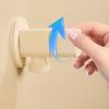 Copper Material Triangle Valve Cream White Water Stop Valve Universal Angle Valve  Kitchen
