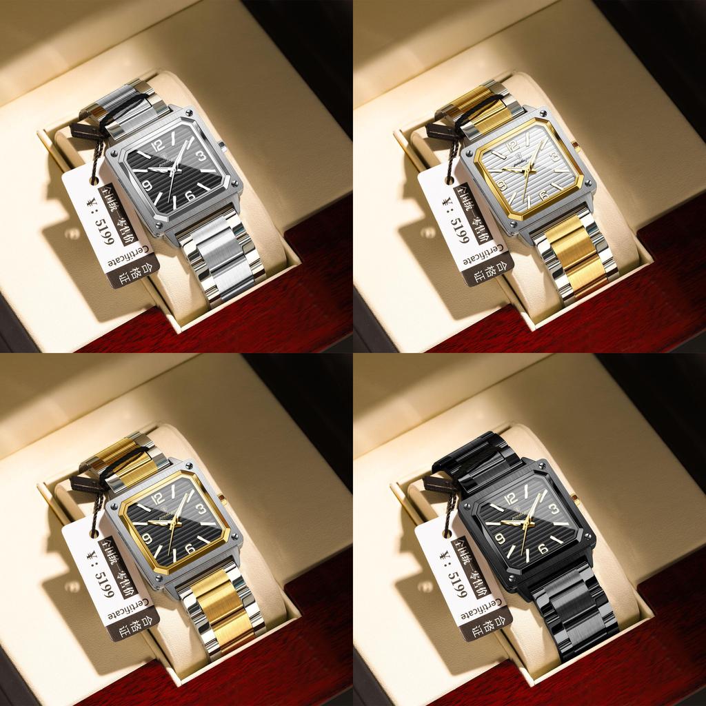 Swiss Mens Watch Waterproof Luminous Quartz With Classic Style For Business And Casual
