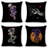 Cartoon Astronaut Sports Cushion Sofa Home Decoration Kids Room Planet Music Pillowcase
