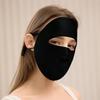 Breathable Mulberry Silk Full Face & Neck UV Protection Mask for Women - Summer Cycling Veil
