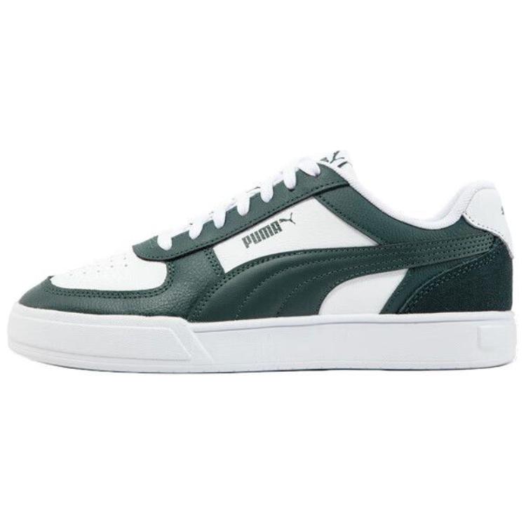 Puma Caven Comfortable Lightweight Low-Top Sneakers Unisex Sneakers White Green 399398-04