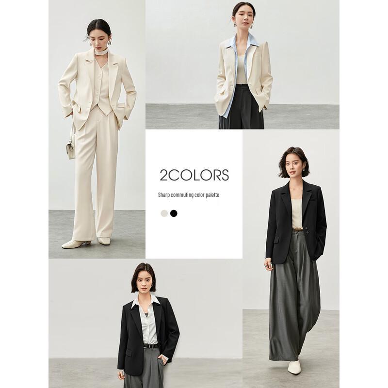 Shangdoubila Women's Easy-Care Casual Blazer