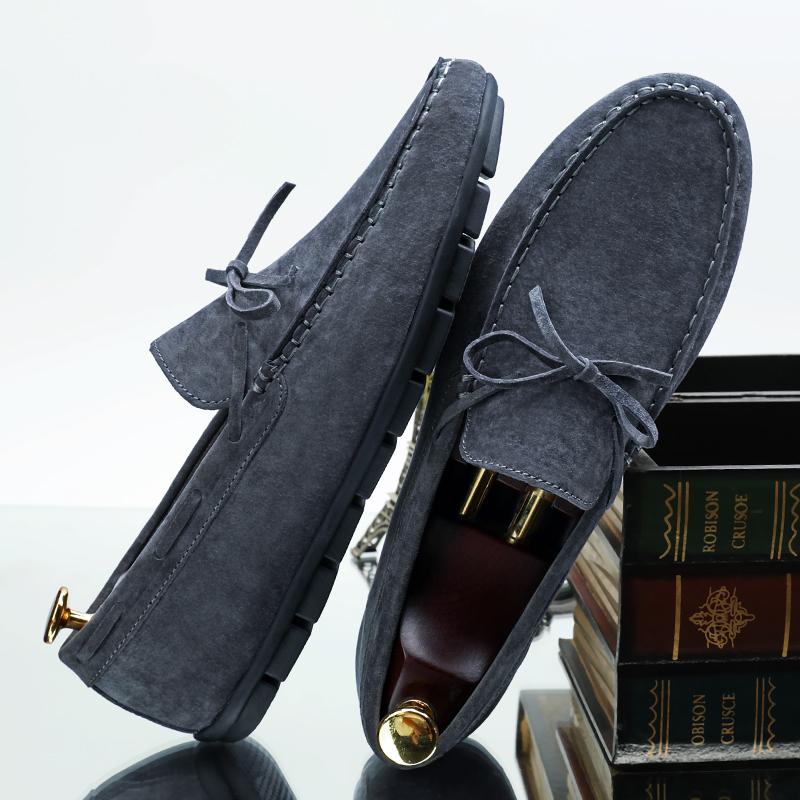 Moccasins Men Loafers Shoes Brand Male Flats Luxury Suede Leather Casual Boat Walking Driver Footwear Breathable Summer Shoes