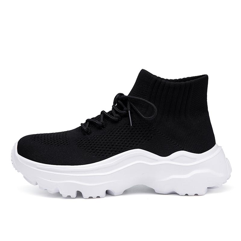 Men's and Women's Casual Couple Shoes Large Size Lace Up High Top Comfortable Breathable Vulcanized Sports Shoes Men's Shoes