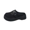 Baotou Drag Women's Summer Wear 2025 New Spring Hole Shoes Small Platform Shoes Heightened Half Slippers