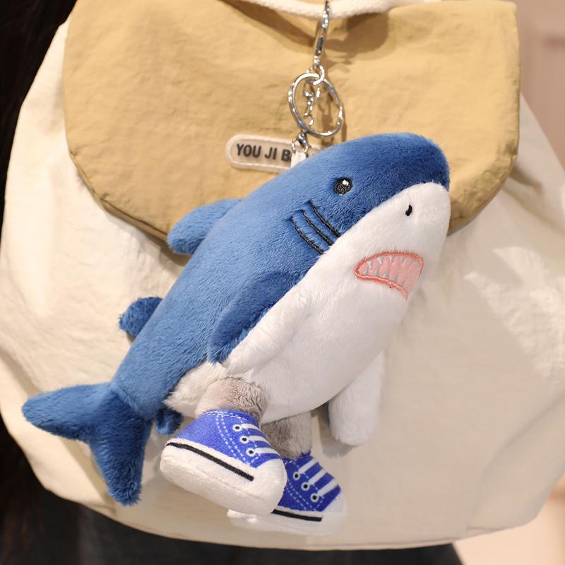 20/30cm Tung Tung Tung Sahur Plush Tralalelo Tralala Plush Toy Cute Shoe-wearing Shark Italian Brainrot Al Toys Shark Kids Gifts