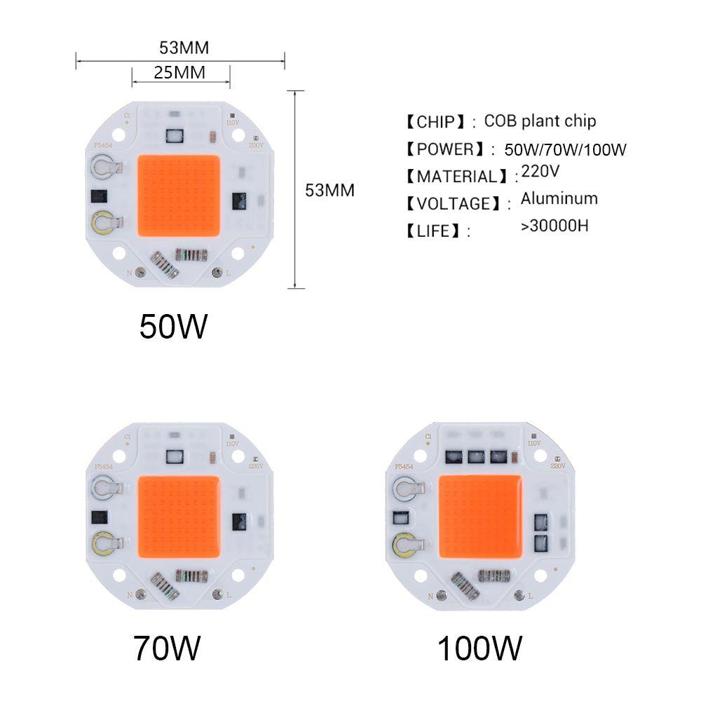 Growth Hydroponics Plant Growing Lamp Full Spectrum LED COB Chip Grow Light Growth Hydroponics Plant Growing Lamp Full Spectrum LED COB Chip Grow Light