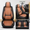 All-Season Breathable Napa Leather Car Seat Cover - Full Surround Cushion