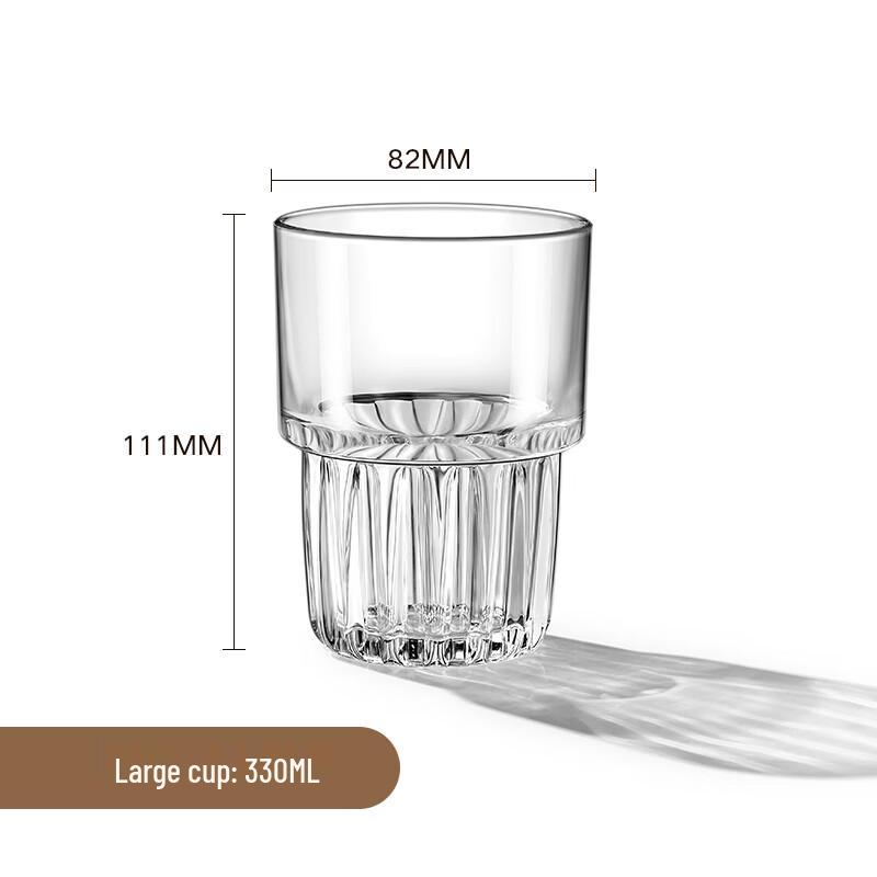 

Stackable Glass Coffee & Beverage Cups (Set of 9)