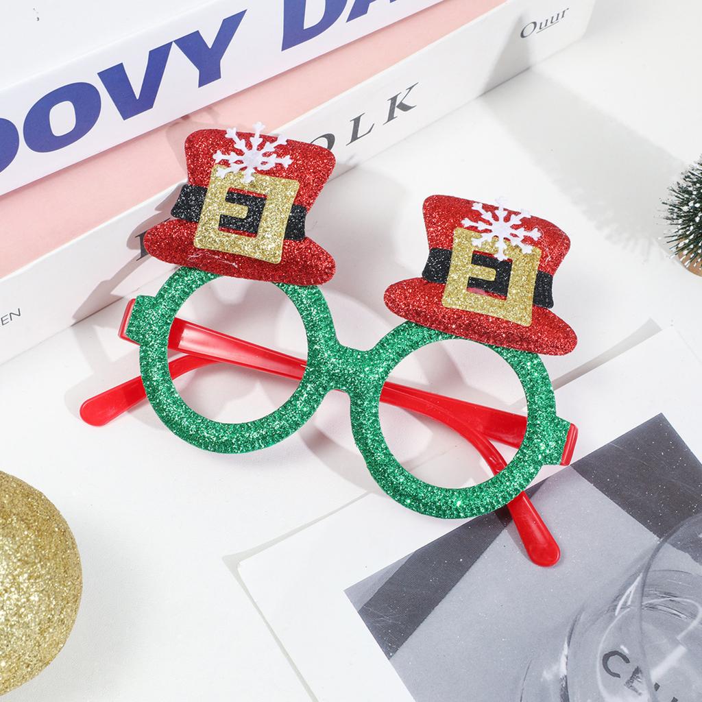 Holiday Eyeglasses Decorations, Atmosphere Props, Party Decorations