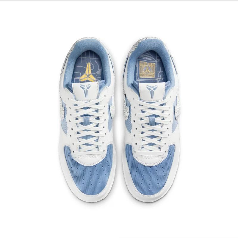 Kobe Bryant x Nike Air Force 1 Low Protro Orașul Campionilor Adidași Bărbați Albastru Work-Blue Summit-White-Metallic-Gold IM0583-400
