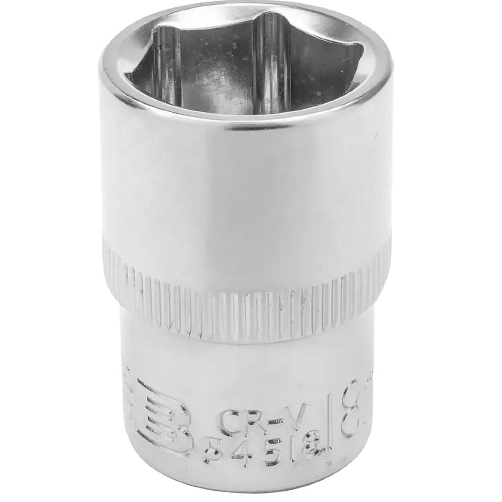 JCB Socket 1/2" 18mm 6-point Cr-V
