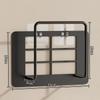 Wall Mount Router Stand Rack with Cable Management Design for Storage Box Bracket and Top Box, No Drilling Required, Wi-Fi Rack,