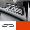 Car Gear Shift Window Lift Switch Panel Vent Outlet Steering Wheel Cover Carbon Fibre Interior For Toyota Prius 60 Series  +