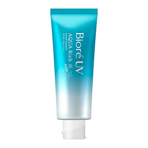 Biore UV [.co.jp limité] [Grande capacité] Aqua Rich Watery Essence 110g (1,6 fois le produit régulier) Crème solaire SPF50+/PA++++