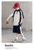 Children's Summer Casual Polo Shirt Two-Piece Set
