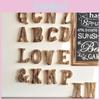 Rustikaler Charme Vintage Holz Alphabet und Zahl Wandbehang Schild für Hochzeiten und Zuhause