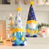 Hanukkah Doll 2023 Creative Rudolph Ornament Blue High Hat Faceless Doll Furniture Decoration