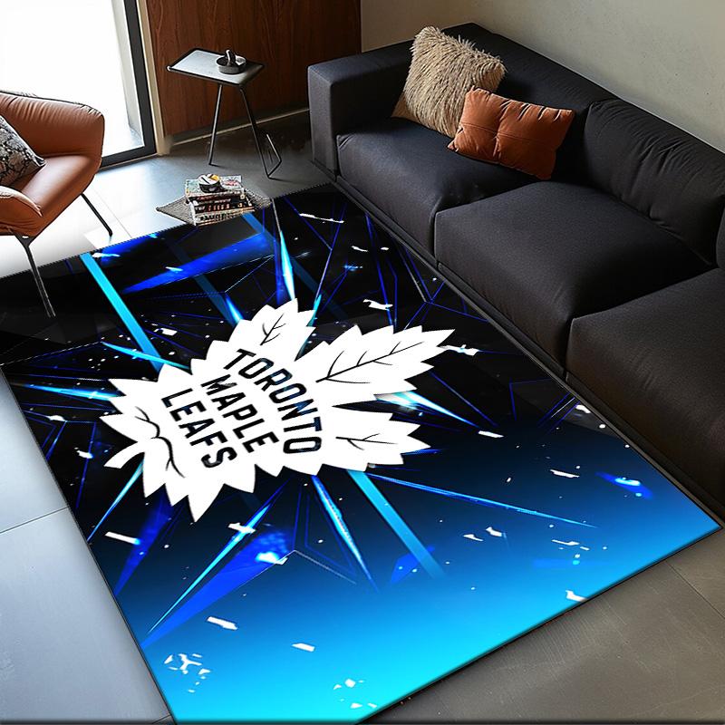 Maple Leafs Area Rug Suitable for Indoor And Outdoor,Carpets for Playroom, Homes, Offices, Living Rooms,Home Decor,Christmas Fan Gift