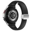 For Samsung Watch FE 40mm/Watch4 Classic Active/Watch 5/Watch6 Classic Magnetic Buckle Leather+Silicone Strap