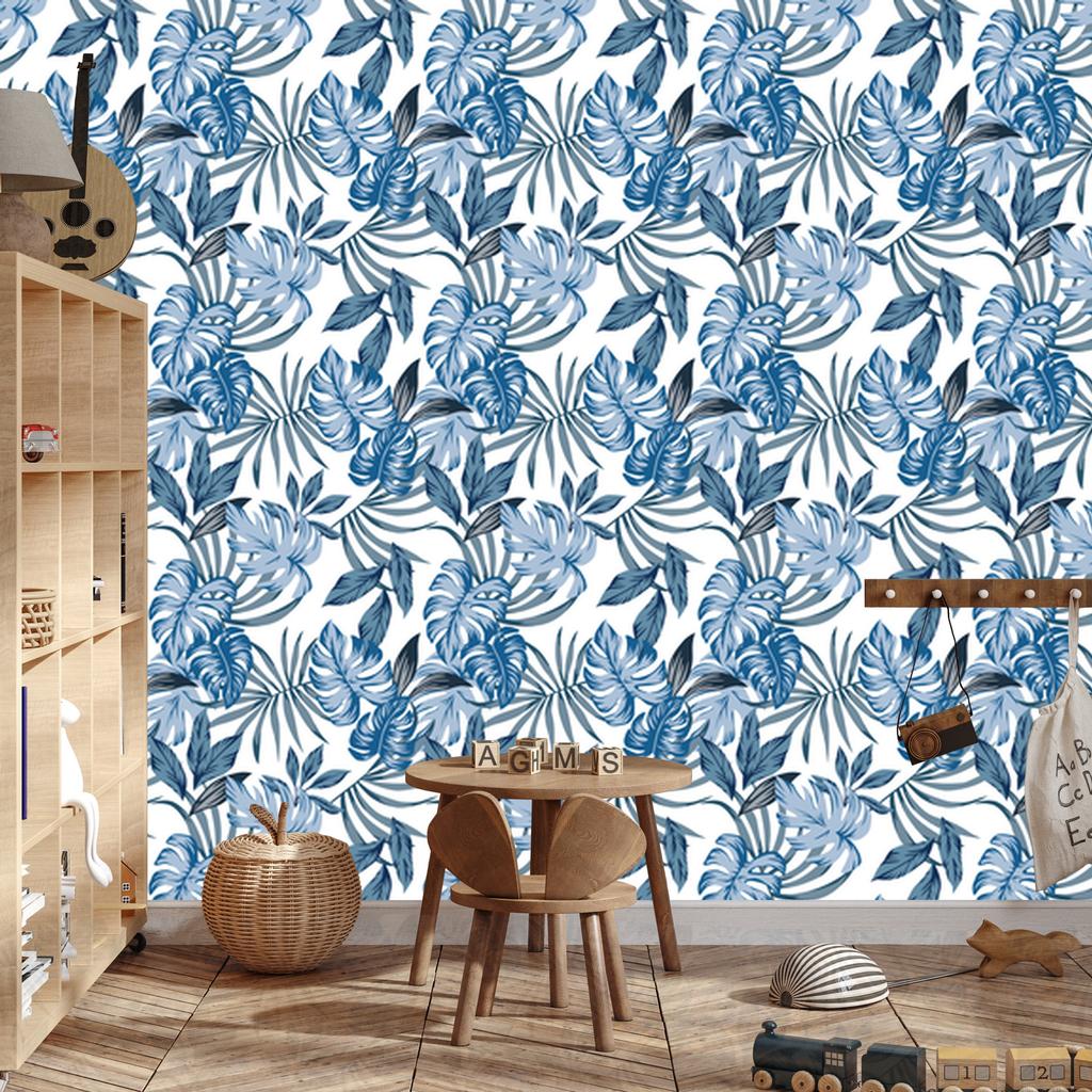 Leaves wallpaper for living room and bedroom 50x1000
