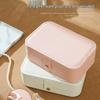 Portable Mini Jewelry Box for Rings, Earrings, and Necklaces