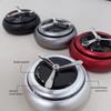 Solar Operated Rotating Vehicle Air Freshener With Natural Fragrances Metal Decors For Automotive Home Use