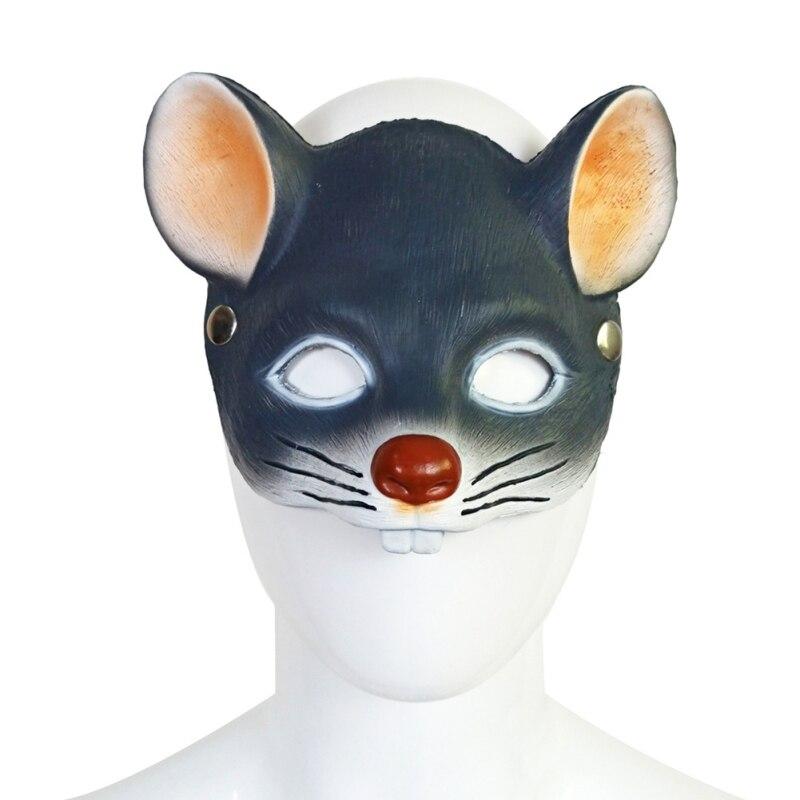 Erwachsene Kinder Halloween Karneval Maskerade 3D Dreidimensionale PU-Schaum-Mausmaske