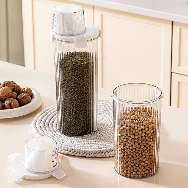 Hermetyczne pojemniki do przechowywania żywności z pokrywką Dozownik do płatków śniadaniowych Organizer do spiżarni Pojemniki na płatki śniadaniowe Pudełko do przechowywania żywności Organizer kuchenny