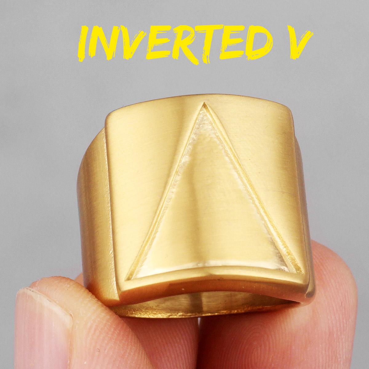 

Чоловічі каблучки з нержавіючої сталі, вінтажні трикутники, чорні, золотисті, панк-хіп-хоп для чоловіків, бойфрендів, байкерів, ювелірні вироби для творчості, подарунків оптом 7