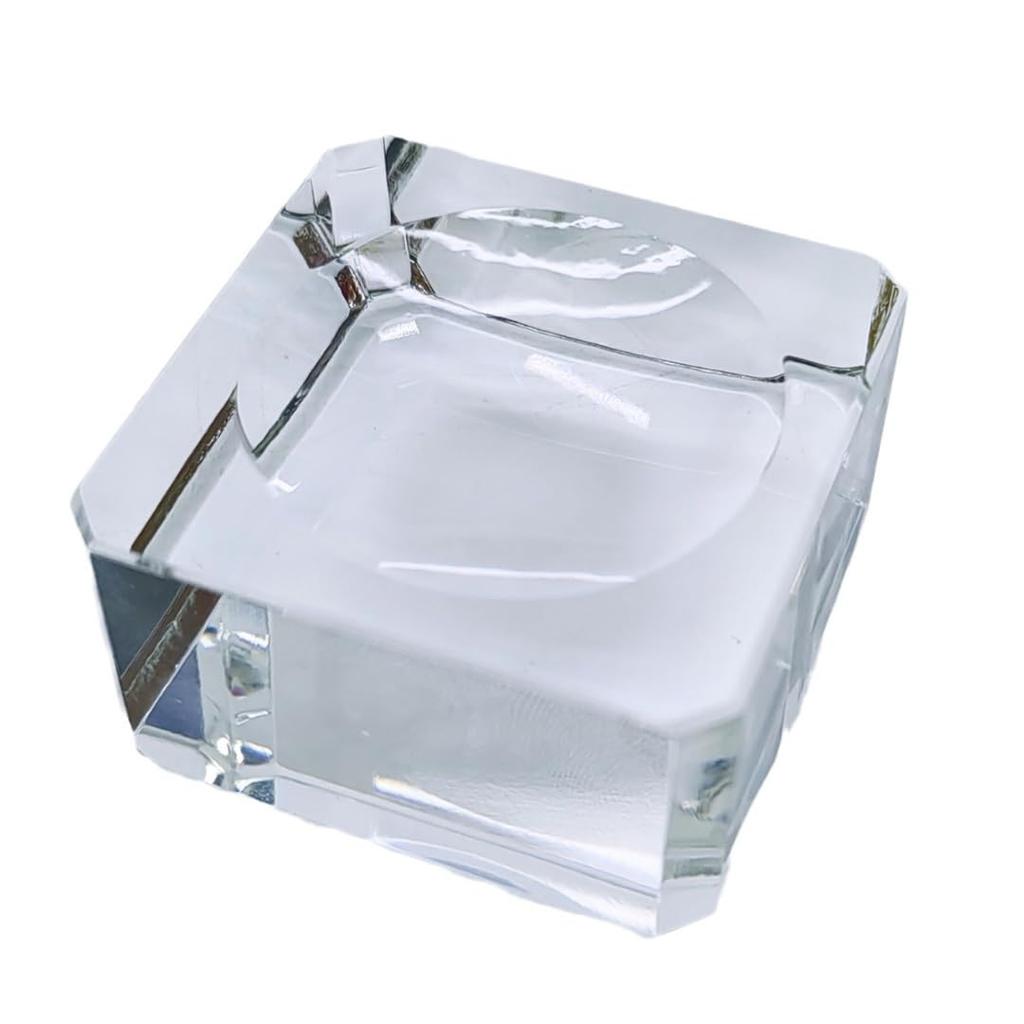 TOMMYFIELD Crystal Display Base, Concave Ball Stand for Baseballs and Softballs (Crystal) [Parallel Import]