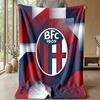 Bologna FC Weiche Flanell-Fleece-Decke Leicht Gemütlich Warm Überwurfdecke für Sofa Bett Heimdekoration