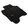 Tapis de sol - Honda - Civic 3-5D - Velours noir - 4 pièces - Antidérapant - Sur mesure