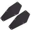 2Pcs Guitar Back Plate Bass Electric Instrument Pick Guards Plastic for Protecting Decorating