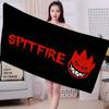 S-Spit F-Fires Logo Coperta in Microfibra Asciugatura Rapida Teli da Spiaggia Stampa Sovradimensionata Super Assorbente Coperta Asciugamano per Piscina