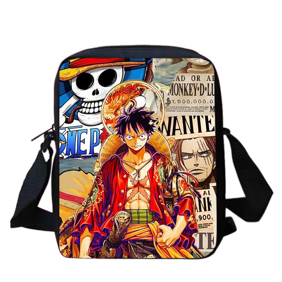 One Piece Crossbody Bag, Lightweight Adjustable Casual Shoulder Bag for Boys and Girls Age 6-10, Unisex Kids School Sling Bag